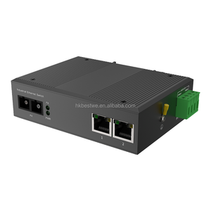 Commutateur Ethernet industriel non géré personnalisé OEM avec port fibre optique (double fibre monomode SC) - Product Image 2