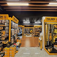 Étagère de sol en métal, outil électrique de bricolage, outils à air, outil de quincaillerie, présentoir métallique, bon marché usine OEM
