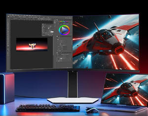 จอภาพสำหรับเล่นเกมแบบโค้งขนาด 34 นิ้ว รุ่น FFALCON Q9 3440×1440 WQHD 240Hz 1ms GTG 1500R Ultrawide Fish Screen - Product Image 6
