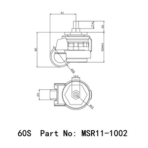 China <span class=keywords><strong>Caster</strong></span> Hersteller MSR11-1002 60S Gewindes tange Installation serie <span class=keywords><strong>Caster</strong></span> für Automatisierung und Werkbank 40 60 80 100 120 - Product Image 2