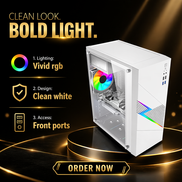 Style Gaming Case PC Computer ATX MATX Mini Itx Tower Metal Desktop Office OEM ODM Custom PC Gaming Box Game Big Tower PC Case