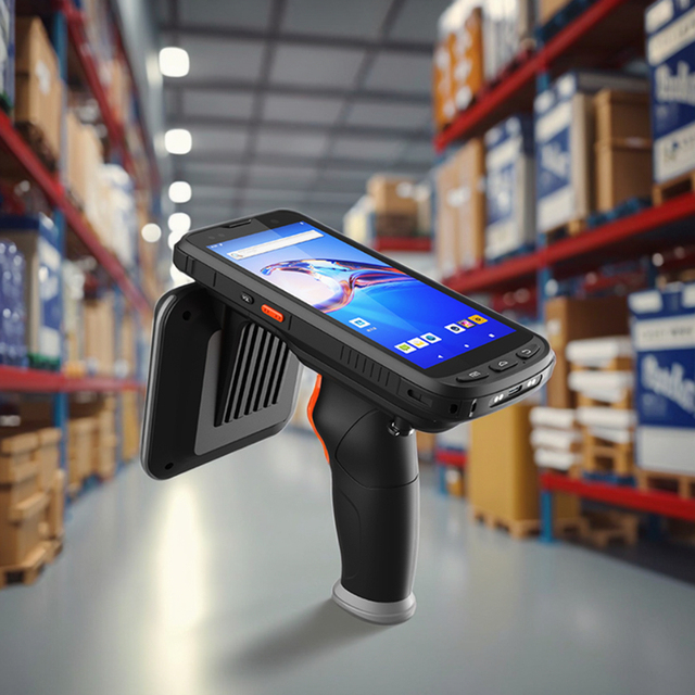 Long Range Industrial and Humanized Hardware Design Android10.0 Smart Mobile Phone RFID UHF Handheld Reader