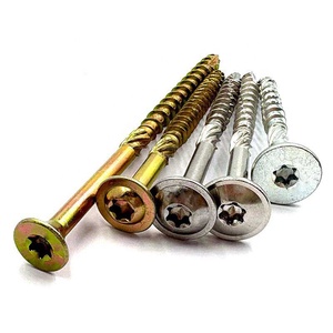 สกรูหัวเวเฟอร์เกลียวปล่อยแบบ Torx คุณภาพสูง ราคาโรงงาน แข็งแรง ทนทาน สำหรับงานโครงสร้างไม้ ผลิตจากเหล็กกล้าคาร์บอน ชุบสังกะสี เกลียวหยาบ - Product Image 4