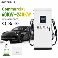 OEM Ocpp 1.6J  60KW 80KW 120kw 160kw 240kw  CCS2 GBT Chademo Tesla Chargeur rapide DC pour véhicules électriques, station de recharge pour voitures électriques