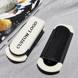 Toptan özel karikatür sevimli tasarım katlanır saç fırçası seyahat cep Mini katlanabilir tarak ile makyaj aynası - Product Image 2