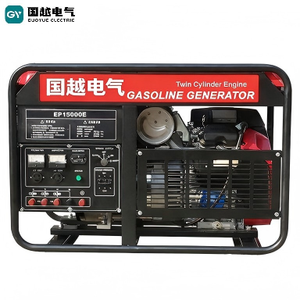 Générateur d'électricité portable à essence 6 kW, <span class=keywords><strong>grande</strong></span> puissance, super silencieux, avec démarrage électrique à distance 220 V 5500 W pour <span class=keywords><strong>le</strong></span> <span class=keywords><strong>camping</strong></span> - Product Image 4
