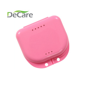DeCare Denture <b>Case</b> Portable Plastic Storage Box With <b>Retainer</b> For Adult Oral Care - Product Image 4