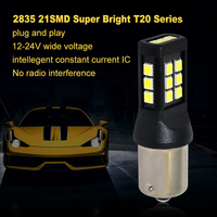 G-VIEW 1156 LED Wohnmobil-Glühbirne BA15S 6W Klare Linse 2835 21SMD Ersatz 12V Camper Anhänger Boot Innenbeleuchtung