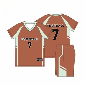 Uniformes de Fútbol Personalizados al por Mayor, Transpirables, que Absorben la Humedad, Talla XL, <span class=keywords><strong>con</strong></span> Nombre y Número Personalizados - Product Image 3