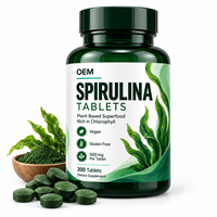 Comprimés de Spiruline Clean Label Végétaliens Sans Gluten à Base de Plantes pour les Régimes Alimentaires Modernes Fournisseur en Gros Marque Blanche
