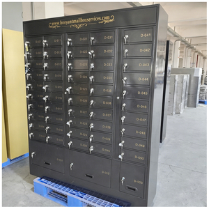Boîte aux lettres murale moderne en acier pour appartements, avec serrure, pour collectements de courrier en immeuble multifamilial – Approvisionnement direct usine - Product Image 3