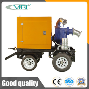 Pompe à moteur diesel à aspiration naturelle à tête haute mobile à deux/quatre roues - Product Image 5