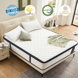 Matelas d'hôtel standard à ressorts ensachés, doux et confortable, en mousse à mémoire de forme, Matelas 2 #   Matelas à ressorts ensachés 2 # - Product Image 4