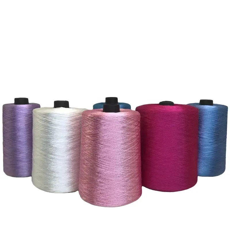 JIA LI FDY Recycled geri dönüşümlü renkli Polyester 30-600 denye stok Filament iplikler