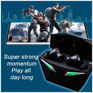 หูฟังไร้สายสำหรับเล่นเกม CoolRabbie TWS 5.0 บลูทูธ พร้อมจอแสดงผลพลังงานและพาวเวอร์แบงค์ - Product Image 4