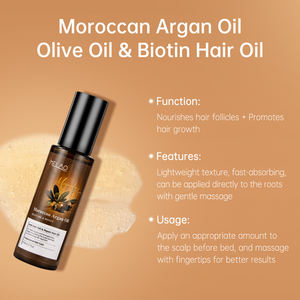 Ensemble de shampooings de soin des cheveux à la kératine et à l'<span class=keywords><strong>huile</strong></span> d'argan bio de marque privée shampooing et après-shampoing au collagène pour la croissance des cheveux anti-chute de cheveux - Product Image 4