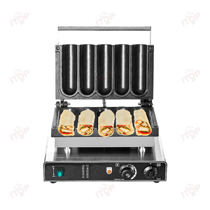 Machine à gaufres électrique commerciale antiadhésive 110V/220V pour wraps de poulet, gaufres bulles, gâteaux et boules croustillantes - Product Image 1