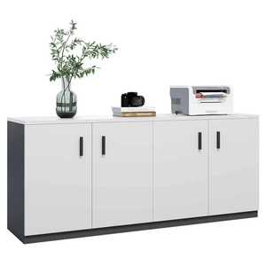 Gabinete de almacenamiento de oficina moderno con panel de madera de partición baja archivadores de diseño lateral y piso personalizables - Product Image 5