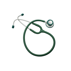Estetoscopio de Doble Cabeza Xyl Verde para Cardiología, Examen Médico y Físico, Diseño Manual de Tubo Único - Product Image 1