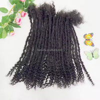 Extensions de Dreadlocks Goddess Locs Serrées Faites à la Main 100 % Cheveux Humains, Boucles Naturelles pour Femmes