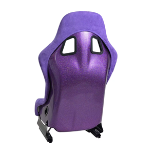 Универсальный слайдер Фиолетовый Блестящий стеклянный стекловолокно из стекловолокна гоночный Ковш Сиденья - Product Image 4