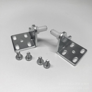 Bisagra de puerta de refrigerador de acero inoxidable con tornillos, fácil instalación, uso doméstico - Product Image 3