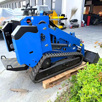 PENGIRIMAN GRATIS Penjualan Panas Harga Murah Skid Steer Track Mini Skid Steer Stump Grinder untuk Dijual Dengan Bucket Trencher Rotary Plow