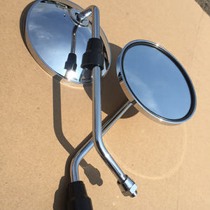 Rétroviseur latéral universel chromé YB100 pour motos et scooters <span class=keywords><strong>Vespa</strong></span>, nouvel accessoire - Product Image 2