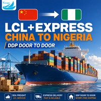 Agente de Transporte de Carga de China a Nigeria, Envío LCL Express DDP Puerta a Puerta, Servicios de Logística y Transporte Marítimo