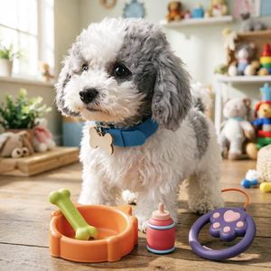 Juguete Interactivo Musical Eléctrico para Niños <span class=keywords><strong>Tumama</strong></span>, Cachorro Golden Retriever, con Control Remoto, Correa, Poliéster, Algodón PP - Product Image 4