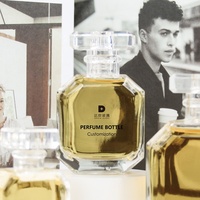 Botol Parfum Fancy Bouteilles de pulvérisation d'huile de parfum vides 30ml 50ml 100ml Bouteilles en verre de luxe avec boîte d'emballage