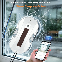 Robot Limpiacristales Inteligente con Control por Aplicación OEM, Pulverización Automática de Agua, Succión Ajustable de 2700pa, Alimentación de Emergencia UPS