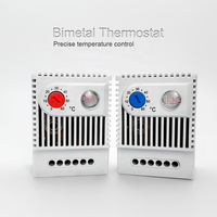 Thermostat compact NOXT pour armoire de commande mécanique 24VDC 240VAC, régulateur de température environnementale, thermostat bimétallique OEM/ODM