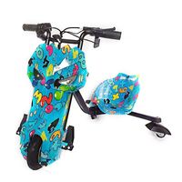 Tricycle Électrique de Haute Qualité 3 Roues 250W pour Enfants, Siège Lumineux, Trottinette Enfant, Kart de Drift 360°, Rotation Extrême en Extérieur