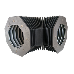 Гибкий телескопический защитный кожух из нейлона и искусственной кожи для линейных направляющих, сильфонного типа, ISO 9001 - Product Image 2