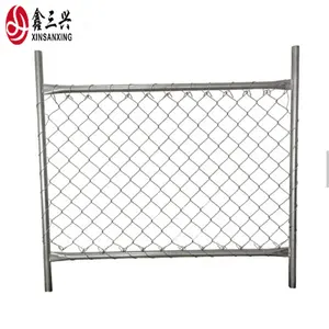 Manufacturer Cheap portable chain mesh fencing cost per meter cyclone wire mesh rolls chain link fence