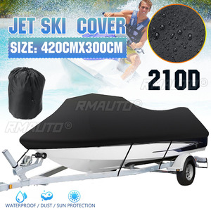 Funda Impermeable y Resistente al Polvo para Moto Acuática, 210D, 420x300cm, Protector Solar para Yamaha WaveRunner EXR/VX Cruiser Sea Doo GTI - Product Image 4