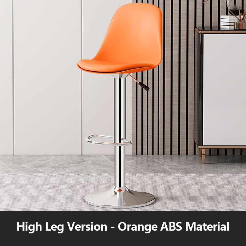Version haute avec repose-pieds [Coussin double couche - Orange pur]
