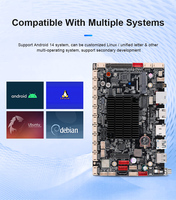 Placa Base Industrial RK3576 de Grado Empresarial, Estable e Inteligente, con Múltiples Puertos de Red, para Sistemas Gateway