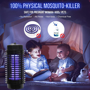 Piège à moustiques électrique d'intérieur à état solide insectifuge mouche Zapper lampe anti-insectes anti-nuisibles pour les mites - Product Image 3