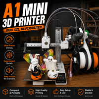 Impresora 3D Original Bamboolab A1 Mini Combo, Impresora FDM de Escritorio para el Hogar, Nivelación Totalmente Automática, Multicolor, Alta Velocidad
