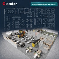 Poste de travail en open space pour 4 personnes, avec pieds carrés en tube, bureau d'équipe dos à dos, plateau en grain de bois, cloison, vente en gros