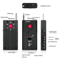 Détecteur de Signal d'objectif de caméra à balayage complet sans fil CC308 + détection de Signal d'onde Radio traceur d'appareil WiFi RF GSM