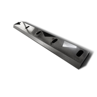 Couteau broyeur en acier D2 haute précision pour les industries du recyclage du plastique, lames de broyage, dureté 56-63 HRC pour machine de recyclage