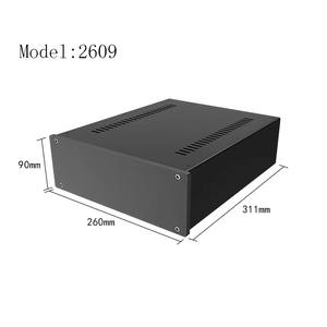 Châssis tout aluminium Brzhifi 2609 pour pré<span class=keywords><strong>ampli</strong></span>, amplificateur <span class=keywords><strong>casque</strong></span> et amplificateur de puissance, châssis d'amplificateur universel - Product Image 5