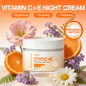 <span class=keywords><strong>Crème</strong></span> de nuit pour le <span class=keywords><strong>visage</strong></span>, réparatrice de la barrière cutanée, hydratante en profondeur, blanchissante, à la vitamine C et E, naturelle et biologique, personnalisée OEM, pour tous types de peaux - Product Image 3