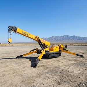 Mini-<span class=keywords><strong>grue</strong></span> araignée légère <span class=keywords><strong>de</strong></span> 3 tonnes <span class=keywords><strong>avec</strong></span> pompe hydraulique et moteur, hauteur <span class=keywords><strong>de</strong></span> <span class=keywords><strong>levage</strong></span> <span class=keywords><strong>de</strong></span> 24 m pour un <span class=keywords><strong>transport</strong></span> facile - Product Image 1