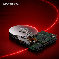 Disque dur d'entreprise WD2000FYYZ 2 To 7200 tr/min SATA 6 Gbit/s 64 Mo de cache 3,5 pouces pour le stockage en centre de données, les opérations RAID et la sauvegarde des données d'entreprise