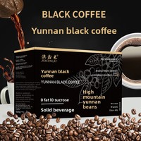 Café noir de haute altitude du Yunnan 2g sans sucre, paquet de 40 unités, marque Fujian Tuotianren, durée de conservation de 18 mois, fabrication OEM/ODM