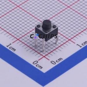 TS-1009-04326 Tactile <b>Switch</b> Through hole-4P,4.5x4.5mm <b>Switch</b> Single Pole Single Throw Round Button Through Hole 4.5mm - Product Image 1
